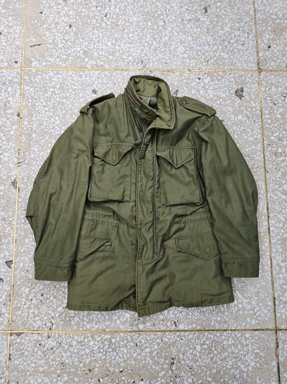 1980's 오리지널 M65 필드자켓 S-R 페이드 상품이미지1