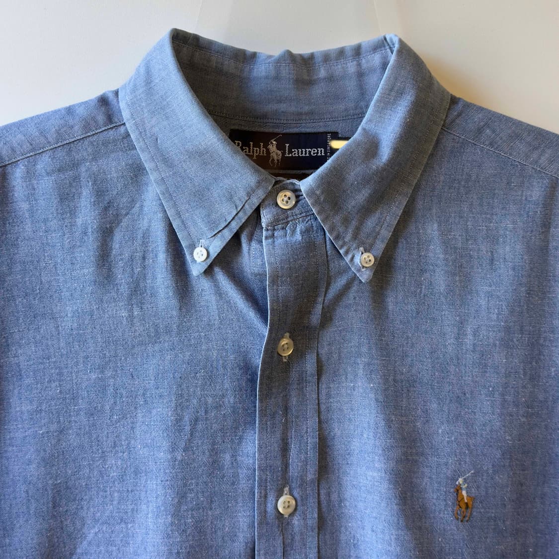 폴로 랄프로렌 데님 샴브레이 긴팔 셔츠 상품이미지2
