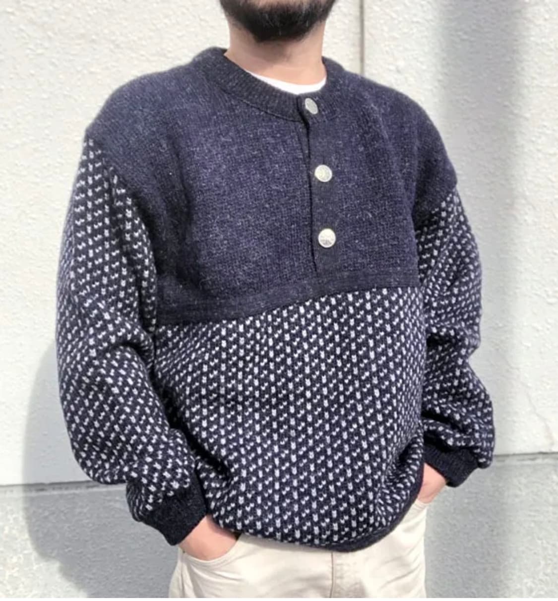 L.L bean 노르웨이 3버튼 울니트 XL 상품이미지6