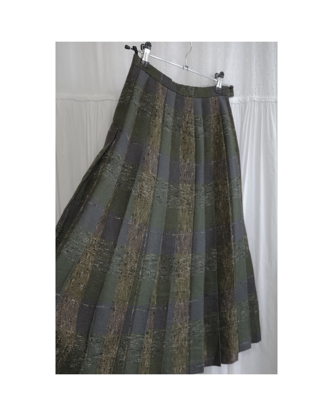 Check Pleated Skirt 상품이미지3