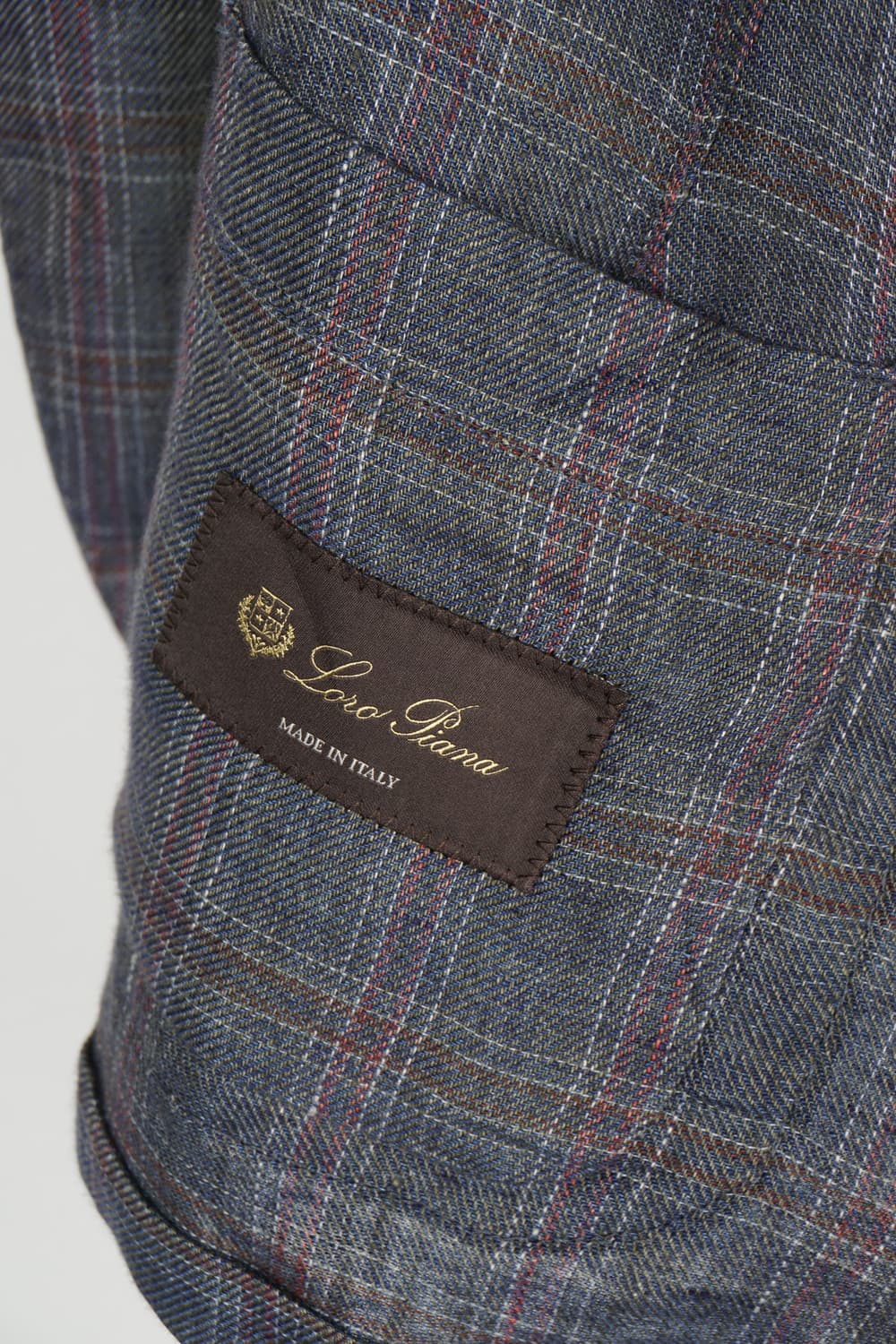  LORO PIANA linen tweed plaid blazer 상품이미지6