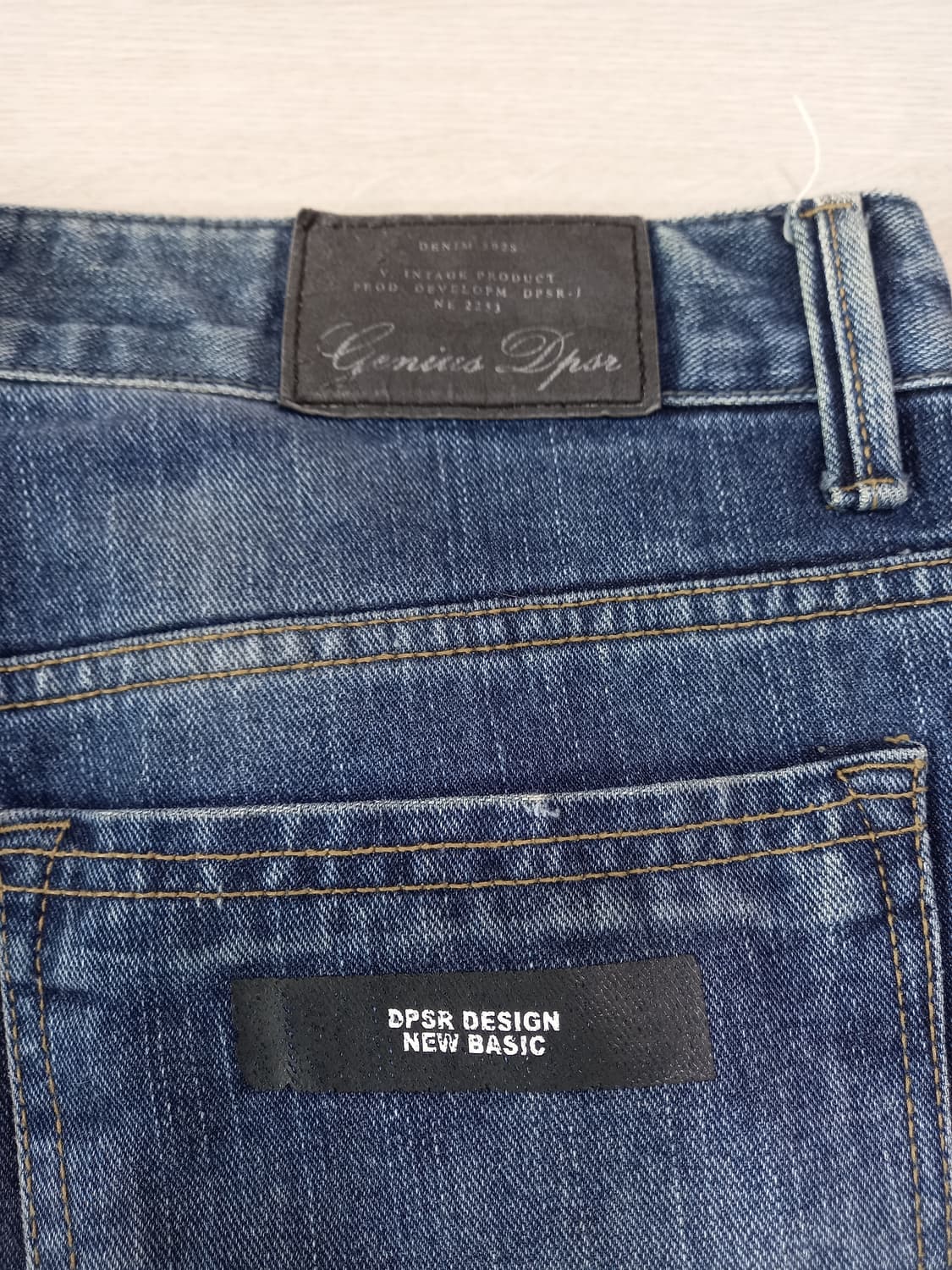 33 DPSR Kor 데미지워싱 슬림일자진 33-420 상품이미지5