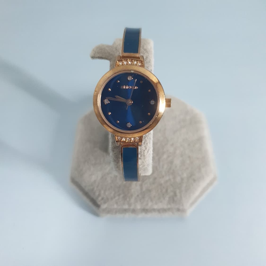 미니골드 딥블루& 골드 뱅글 시계 상품이미지2