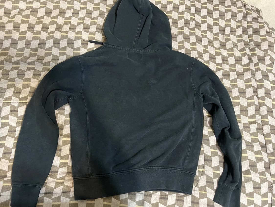 폴로 랄프로렌 빅 포니 체크 후드집업 블랙 상품이미지5