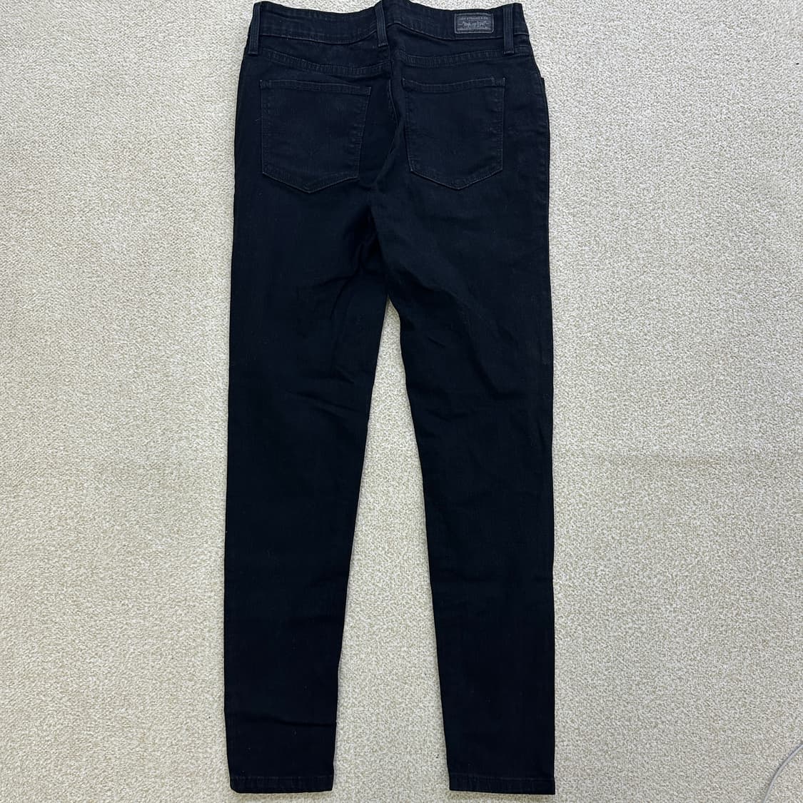 27/30 리바이스 블랙 데님 스키니진 0316D 상품이미지5