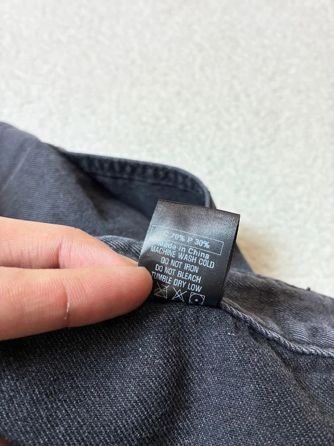 낫포너드 커브드 워싱 스트레이트 데님 팬츠 PN6630 상품이미지6