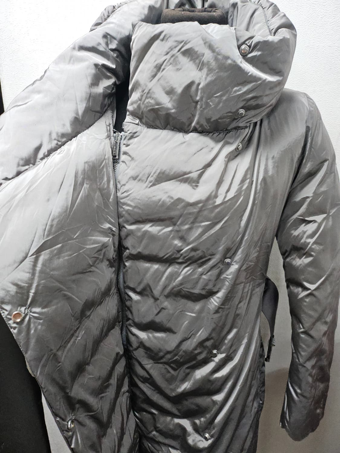 add  애드  넥 워머 벨트 다운 패딩 코트 실버 usa 4 상품이미지10