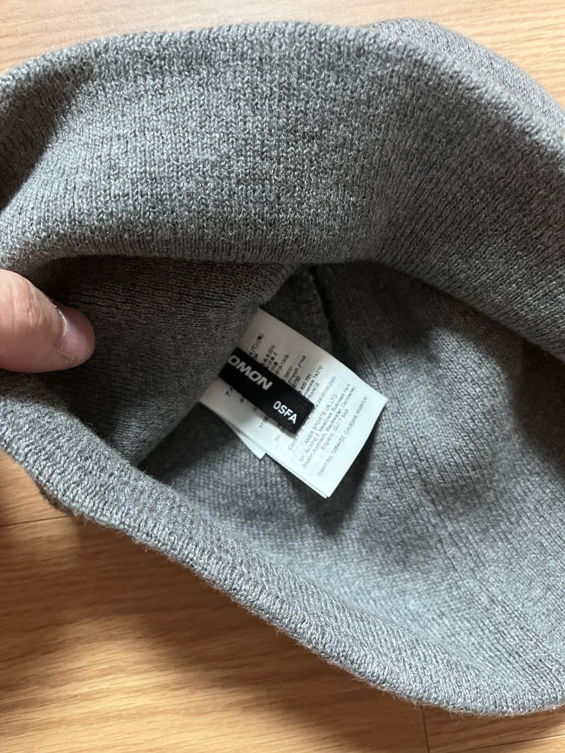 살로몬 OSFA 비니 그레이 상품이미지2