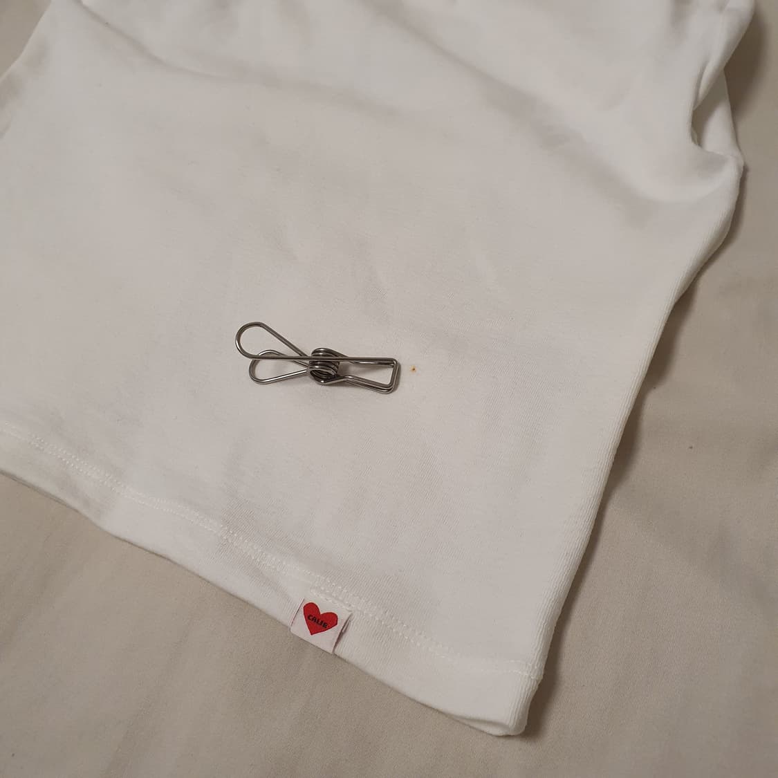 새상품) 애즈이프캘리 크롭 티 상품이미지4