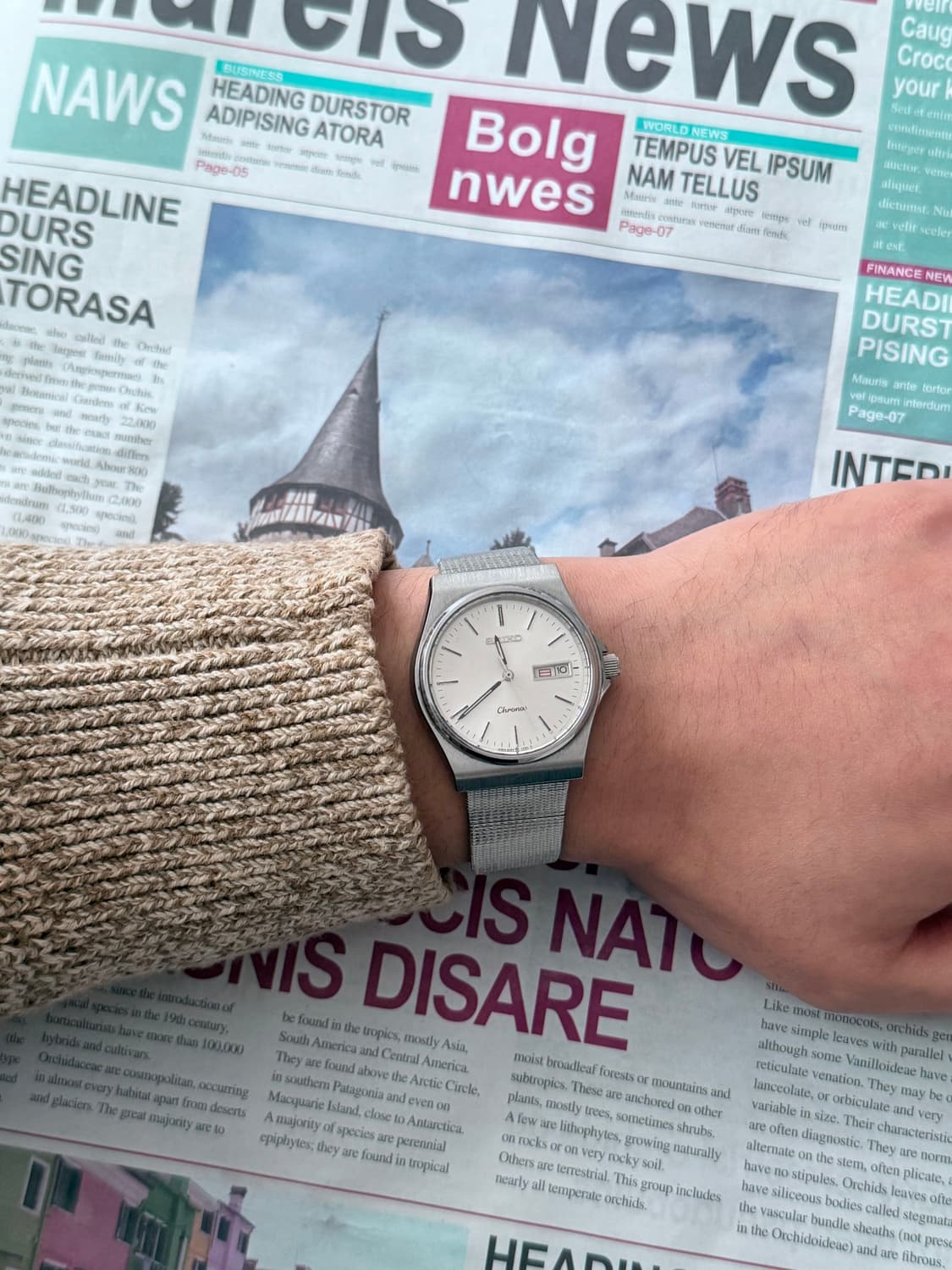 Seiko 세이코 Chronos Quartz Day-Date 상품이미지5