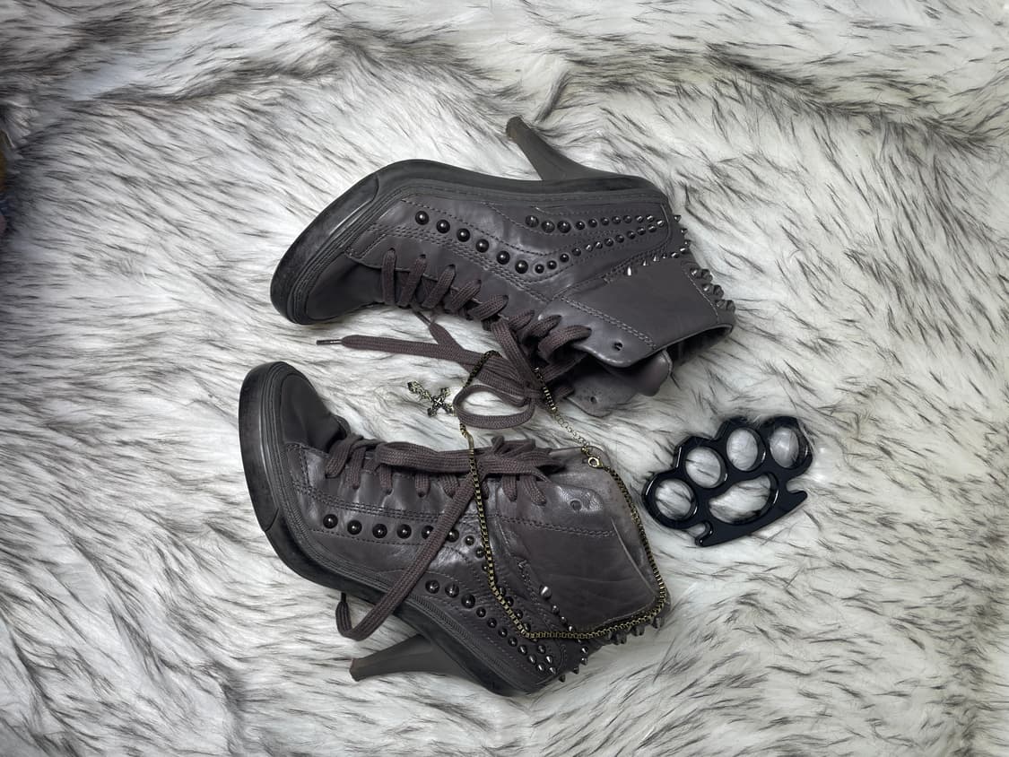 Ash 아쉬 스터드 스니커즈 부츠 힐 상품이미지5