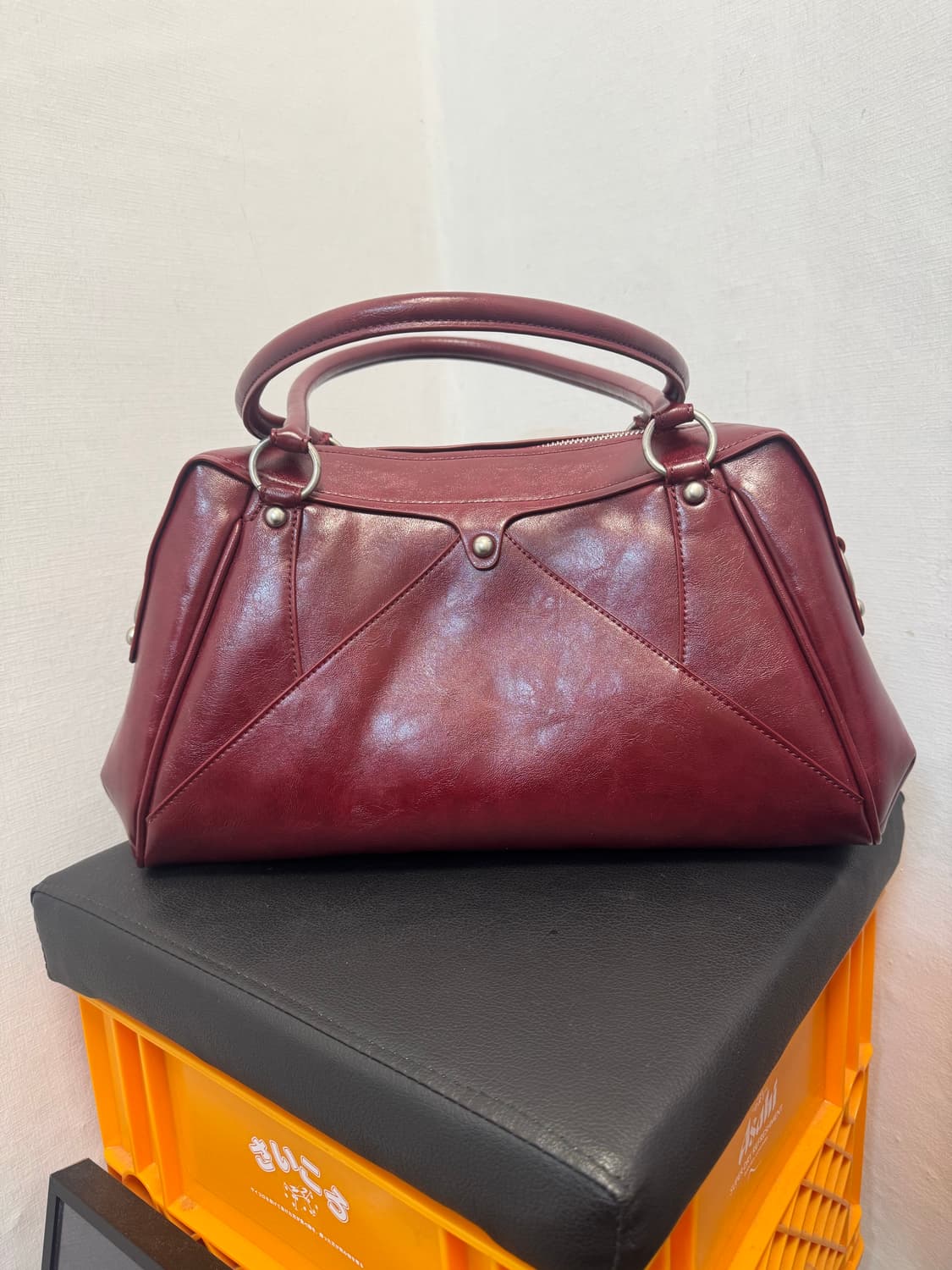 썬번프로젝트 모스백 버건디 숄더백 한소희착용 가방 새상품 상품이미지9