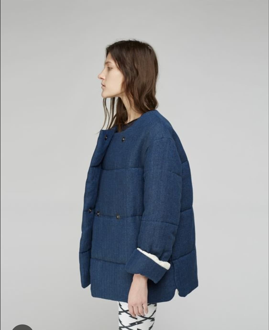 이자벨마랑 에뚜왈 린넨 코튼 누빔 패딩 자켓 36사이즈 상품이미지1