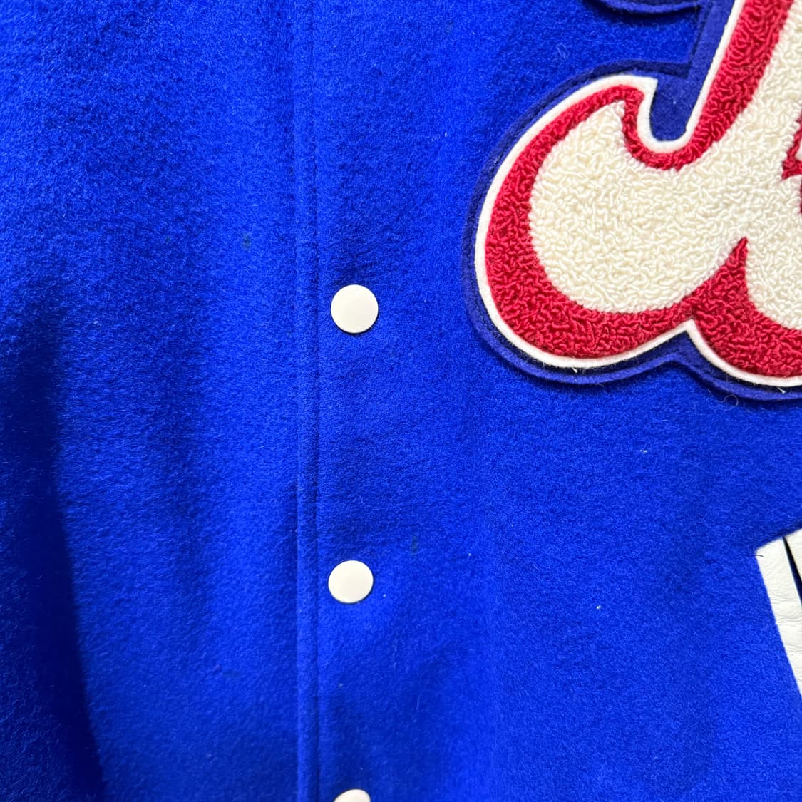 불독 성조기 바시티 자켓 블루 상품이미지4