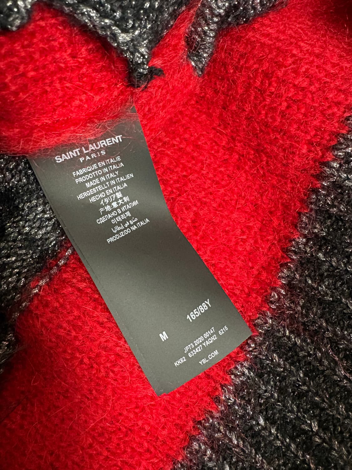 생로랑 20fw 모헤어 은사 가디건 상품이미지5