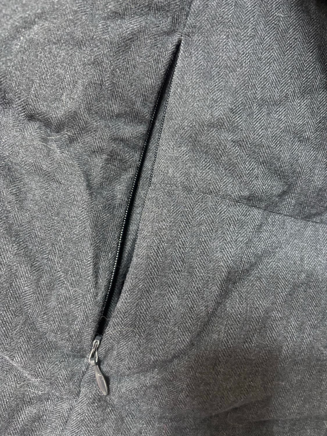 구스다운+천연폭스 호칭95/패딩/솜털90%/새거수준 상품이미지3