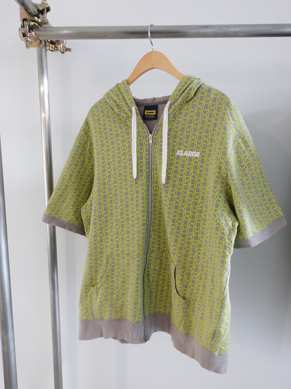 XLARGE short sleeve hood zip up 상품이미지1