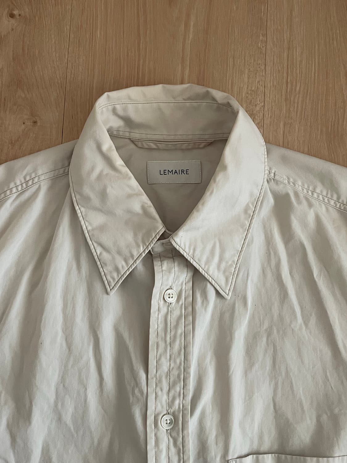 Lemaire르메르 21ss 코튼 포플린 셔츠 상품이미지3
