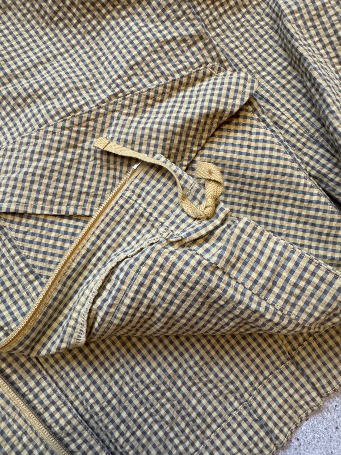 HELLO SUNRISE 엘로우 후드 자켓 M 상품이미지5