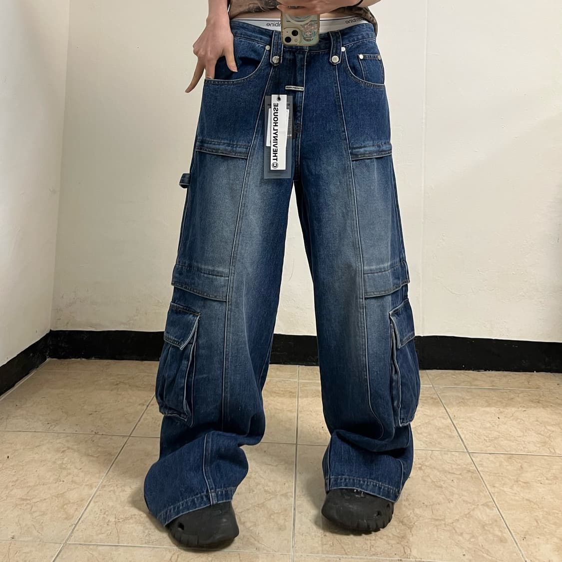 The Vinyl House Denim Cargo Pants 상품이미지1