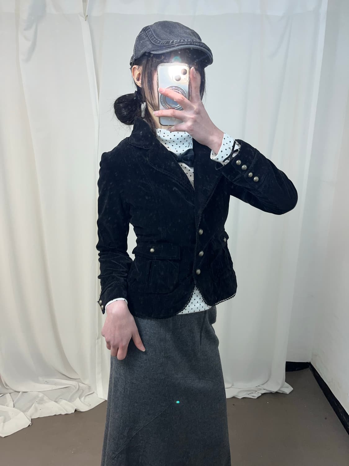 로맨틱 벨벳 레이스 블레이저 상품이미지6