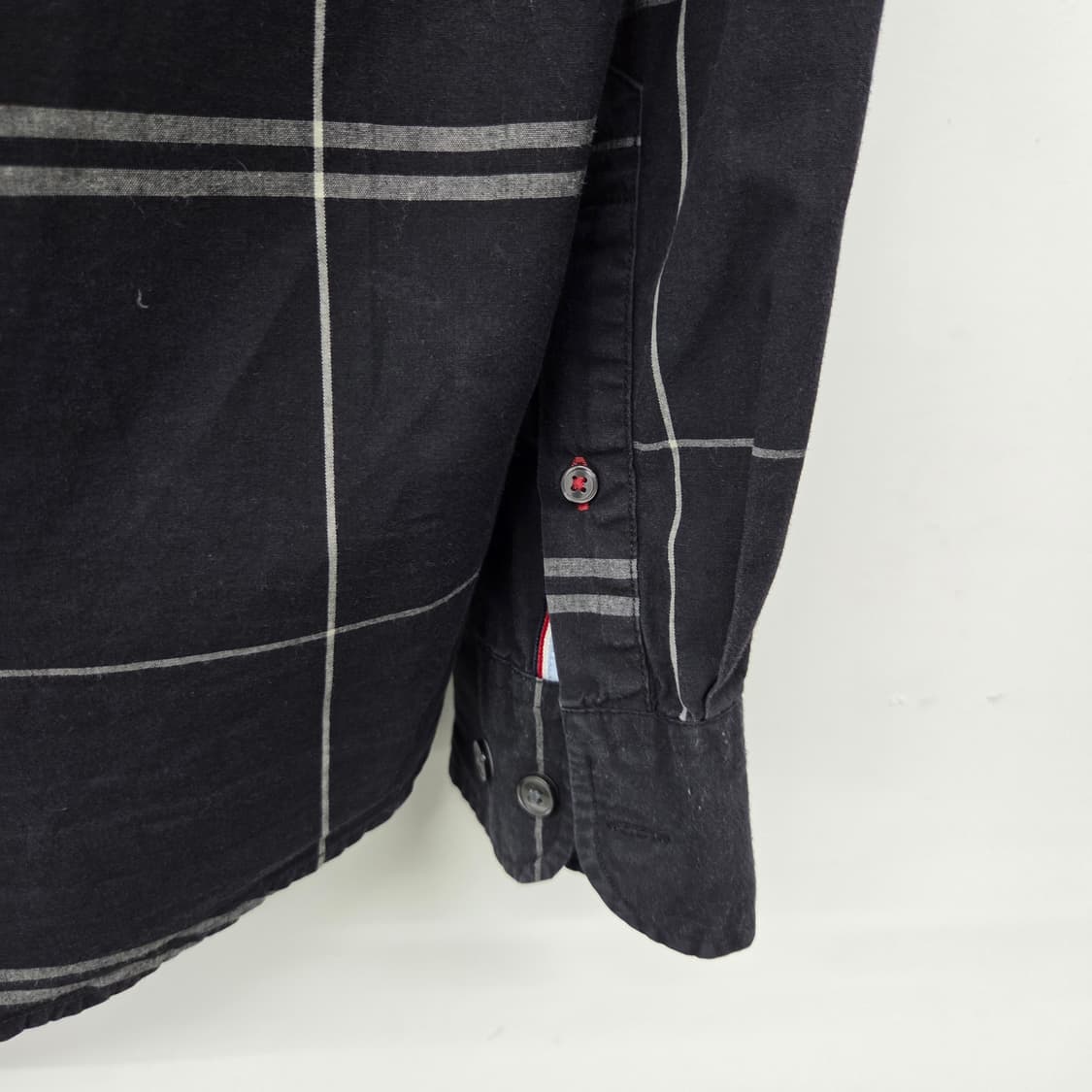 타미힐피거 블랙 체크 셔츠 남방 남L 상품이미지9