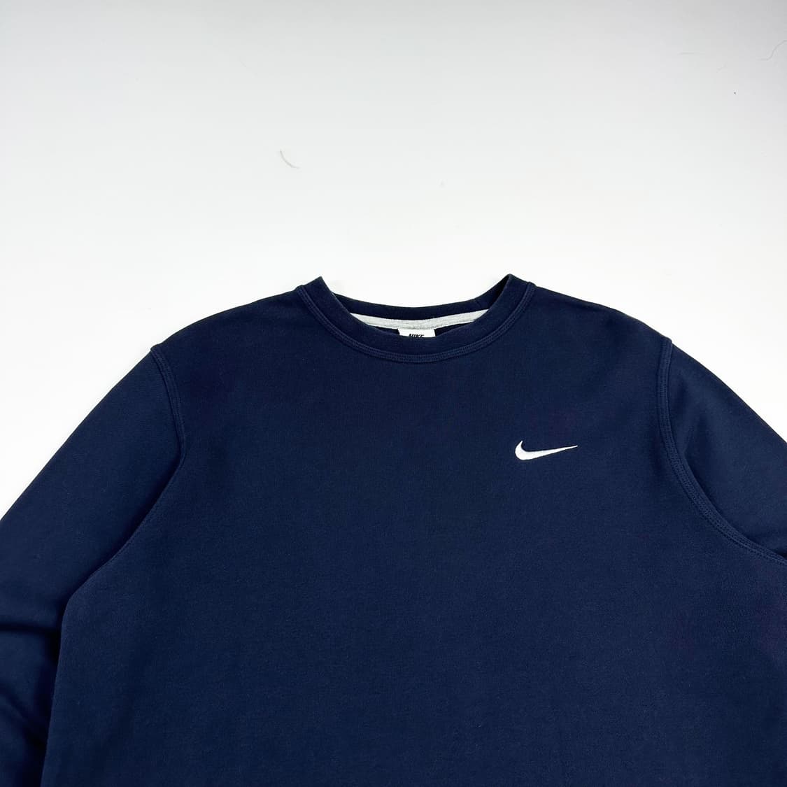 나이키 올드스쿨 구형 솔로 스우시 맨투맨 네이비 실측L 상품이미지2