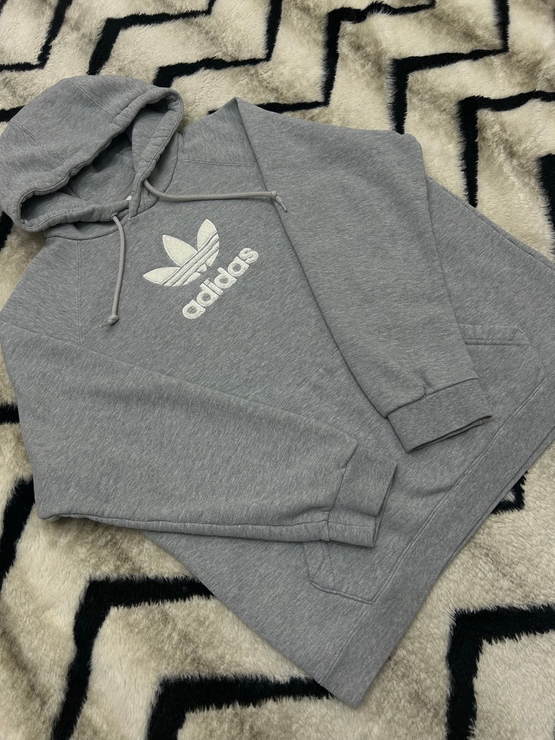 [실측XL]아디다스 아디컬러 후드/그레이/약기모 상품이미지4