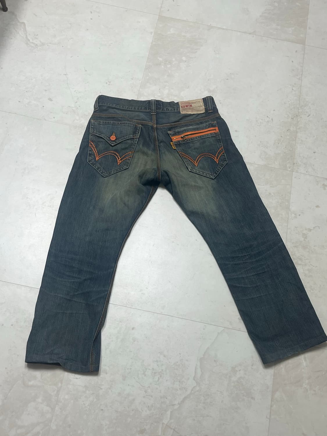 에드윈 워싱 청바지 와이드핏 34 상품이미지2