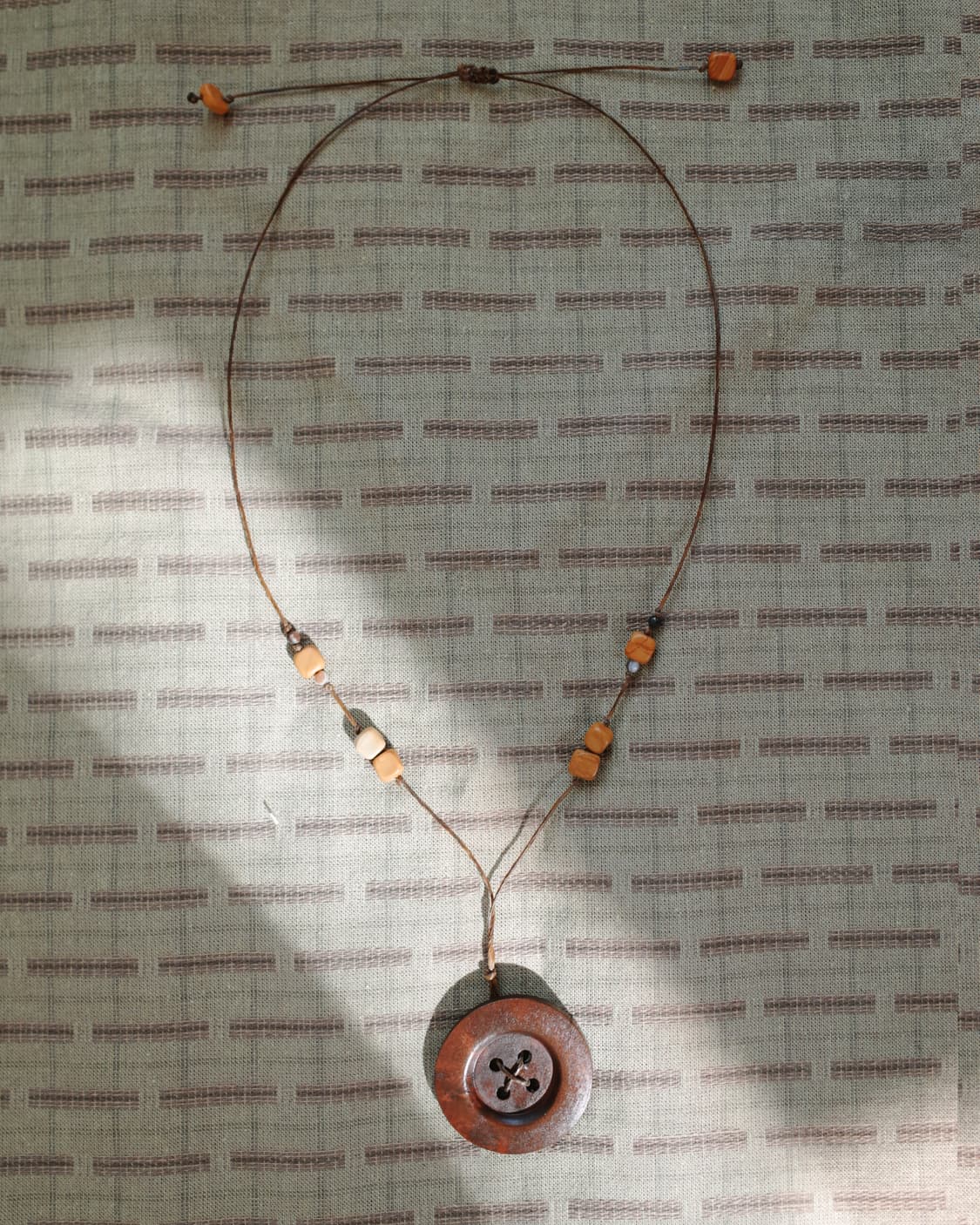 chip botton necklace 칩 단추 목걸이 핸드메이드 상품이미지4