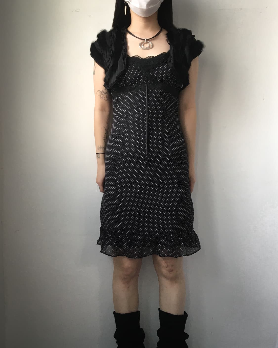 Fur trimming bolero 상품이미지4