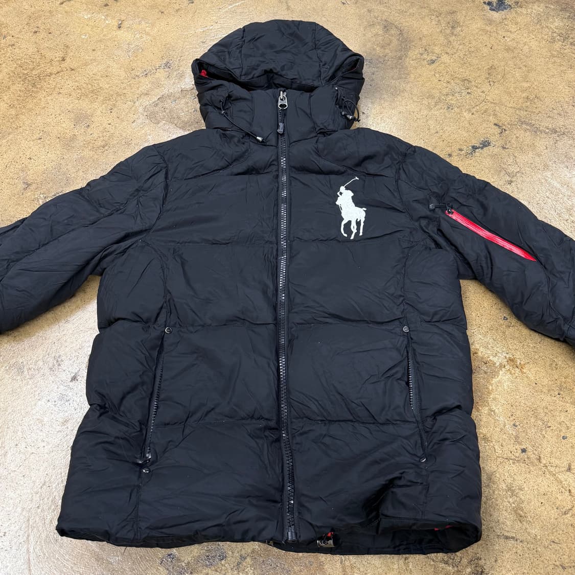 폴로 랄프로렌 빅포니 블랙 패딩 상품이미지3