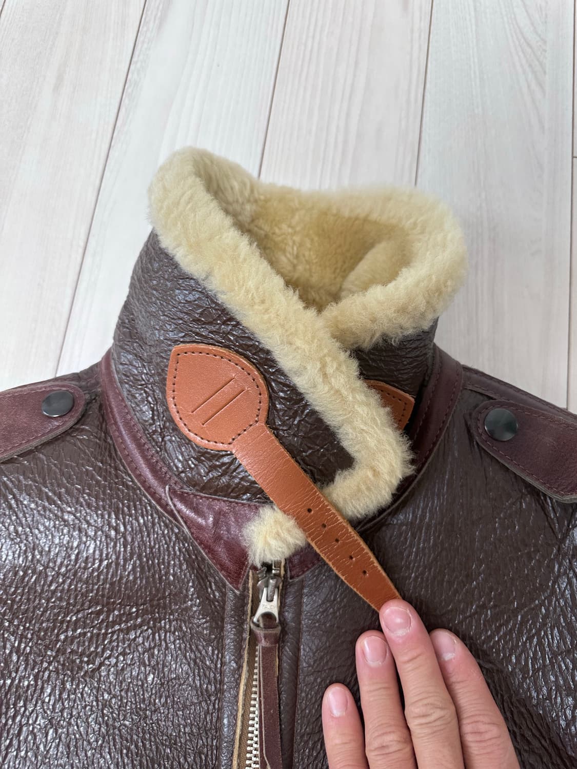 리얼맥코이 B-6 레더 무스탕 40(100) 상품이미지9