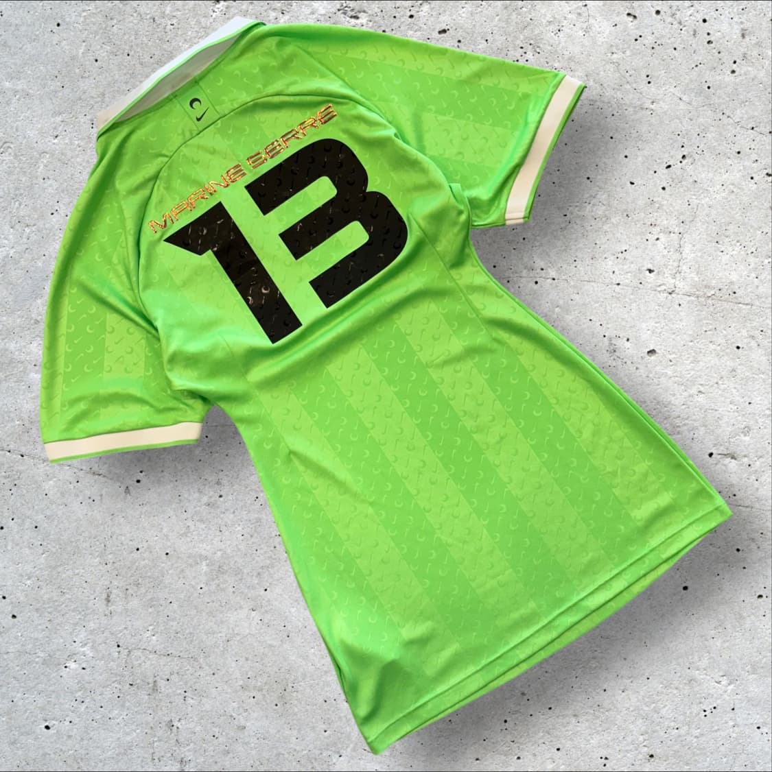 [XS] 나이키 x 마틴세르 유니폼 형광 그린 원피스 D293 상품이미지1