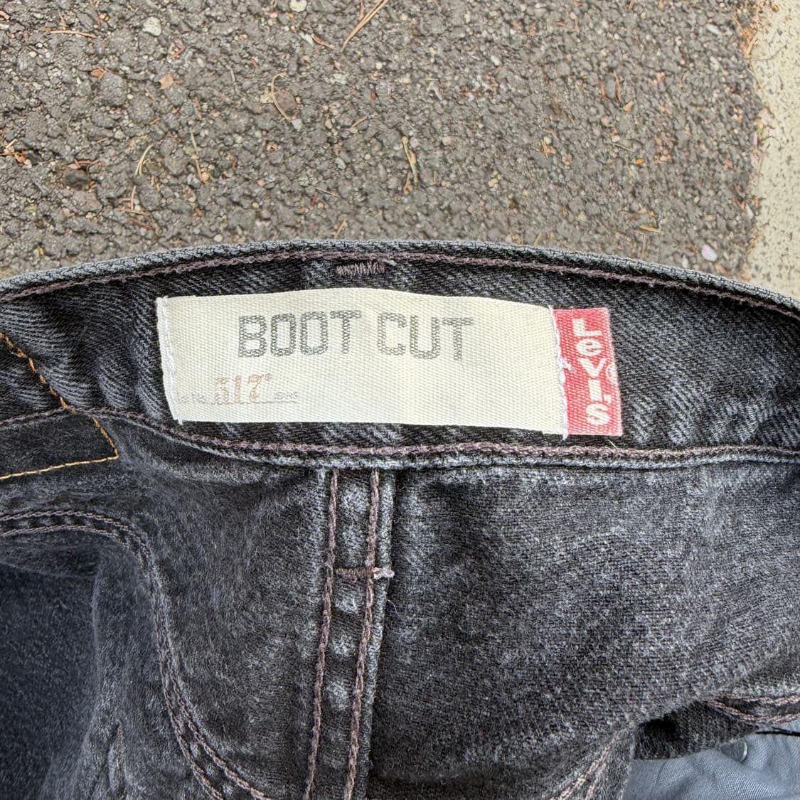 00s 빈티지 리바이스 517 부츠컷 블랙 상품이미지10