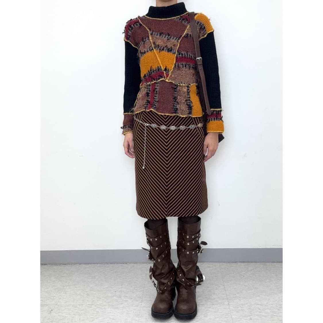 빈티지 그런지 울 니트 상품이미지2