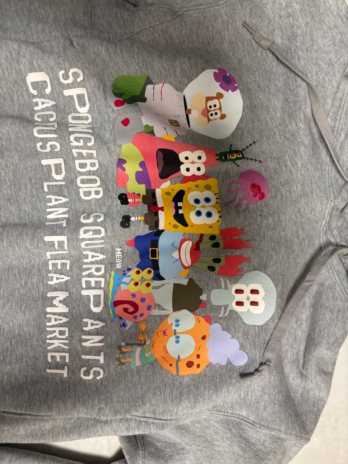 유니클로 스폰지밥 후드티xs 희귀매물 상품이미지3