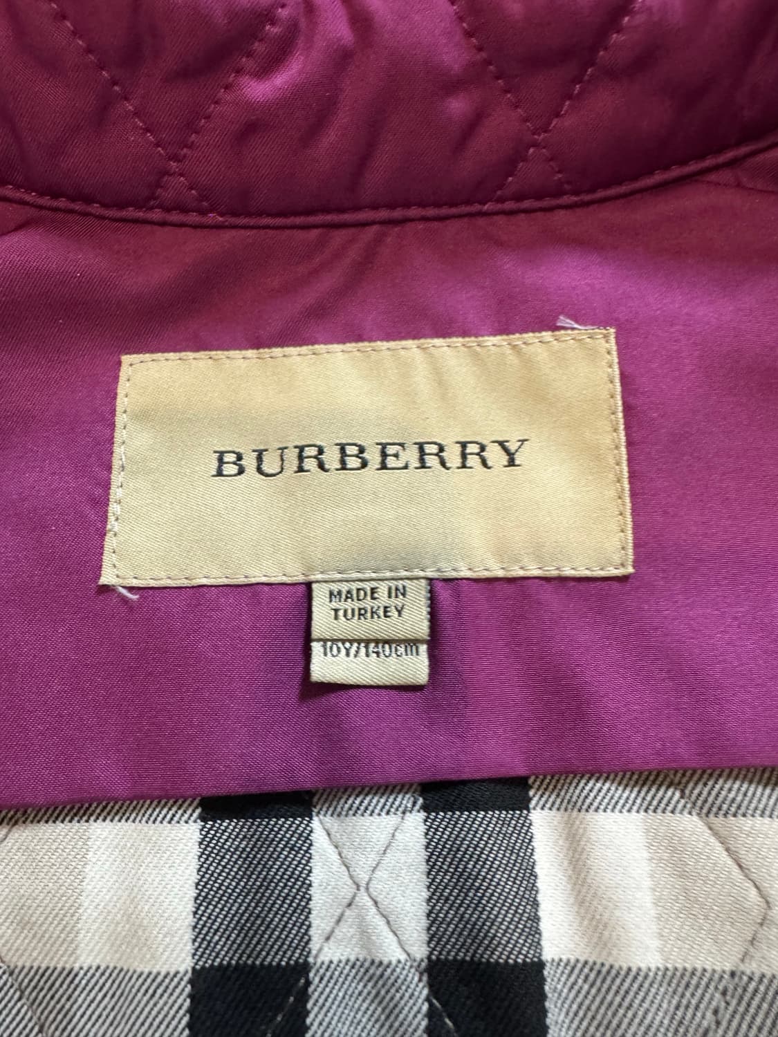 Burberry 버버리 칠드런 퀼팅 자켓 상품이미지2