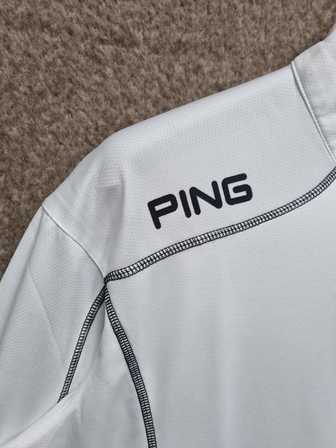 핑(PING) 골프 남성 기능성 반집업 티셔츠 상품이미지3