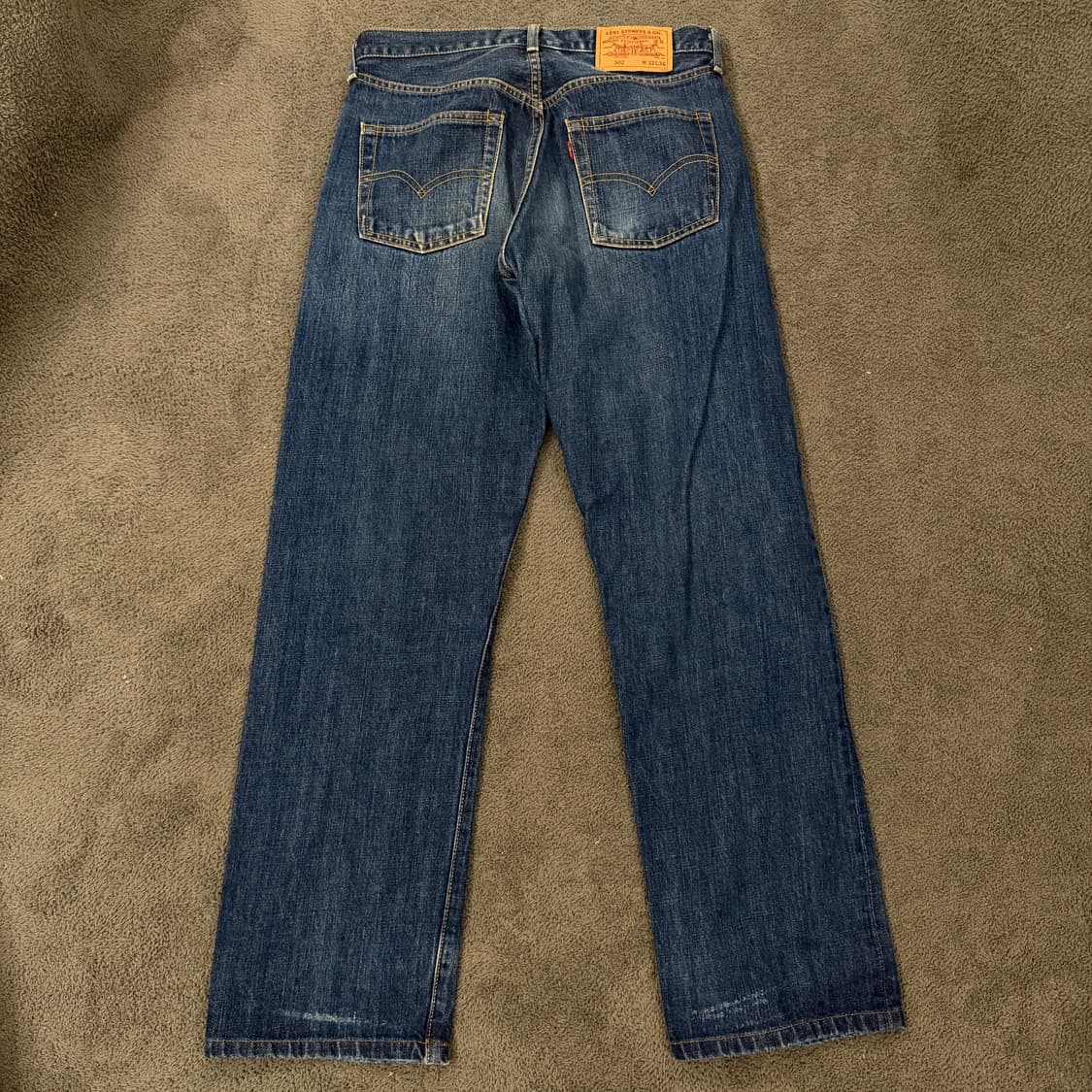 [정품/32X36] 리바이스 빅E 502 셀비지 일본판 복각 데님 팬츠 상품이미지3