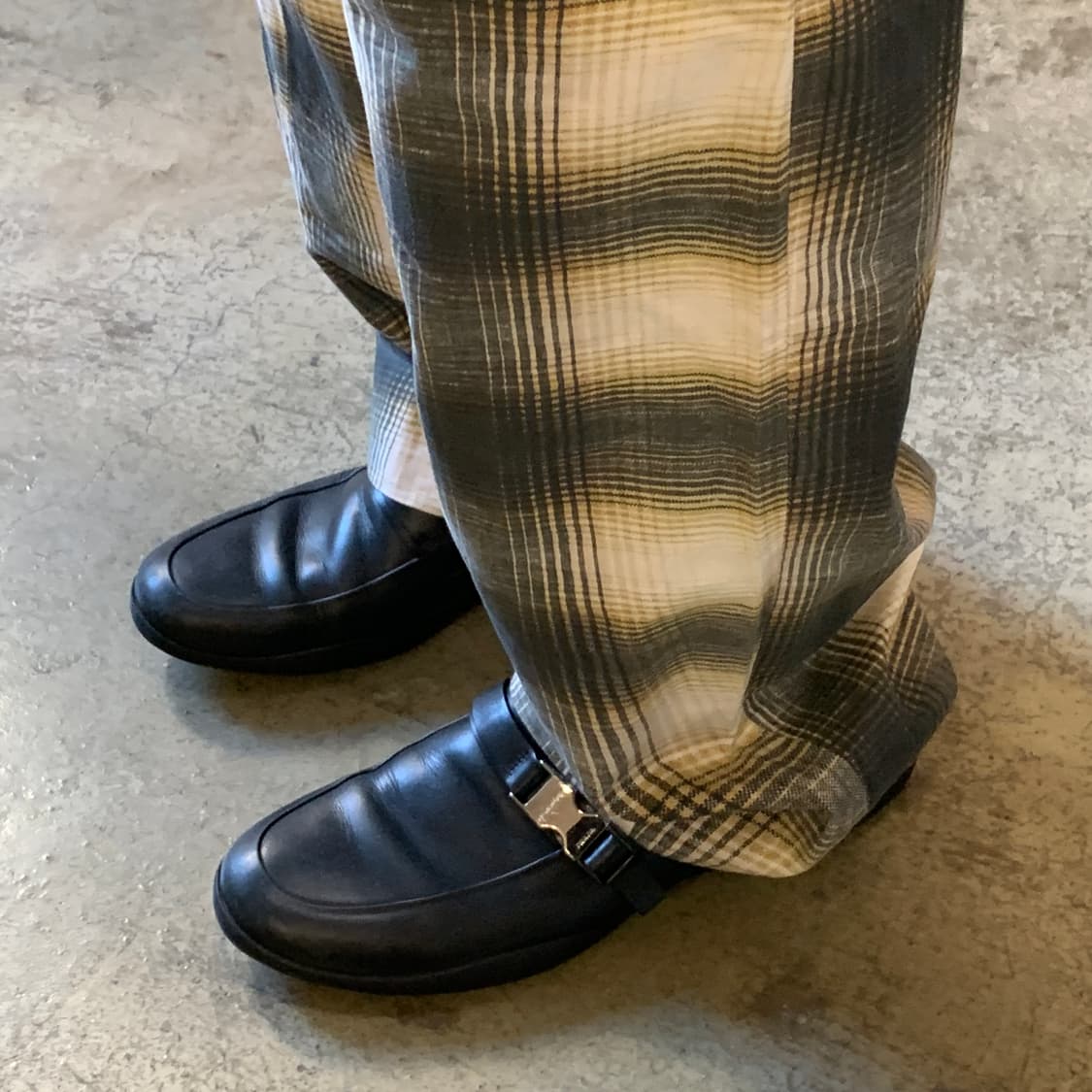 비앙카 손더스 3D 벨티드 체크 트라우저 상품이미지6