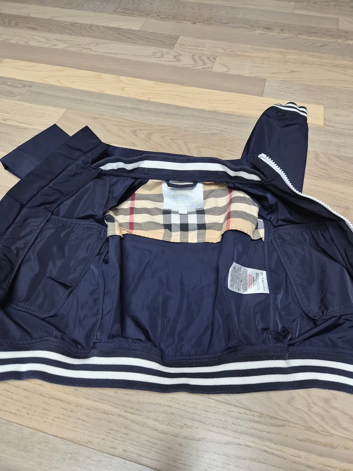 버버리 블루종 유아 6y 상품이미지2