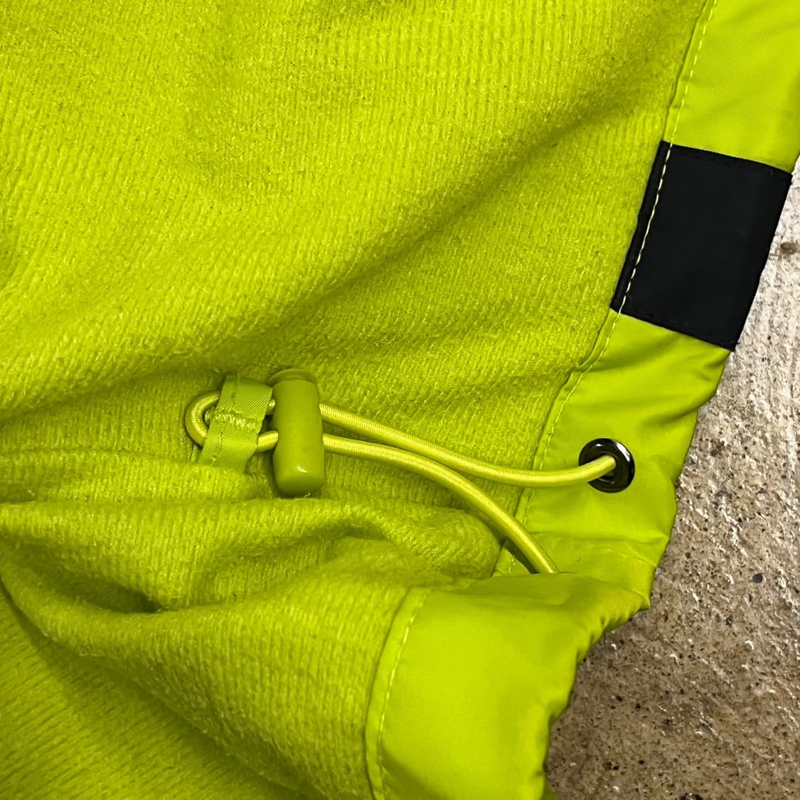 [정품/7] 나이키 형광 바람막이 후드집업 블랙 배색 b10 상품이미지9