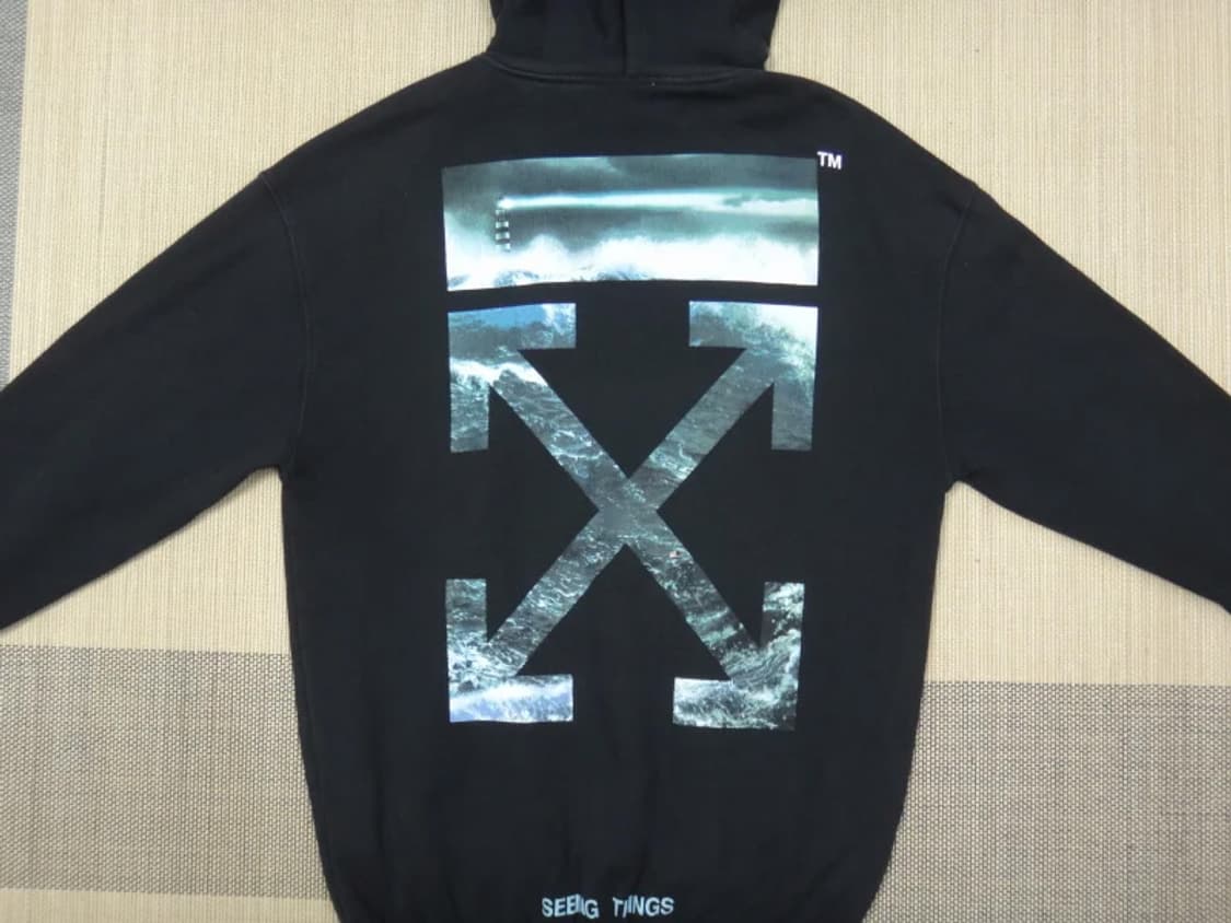 (M-XL) 오프화이트 기모안감 스크리밍걸 후디 정품 상품이미지5