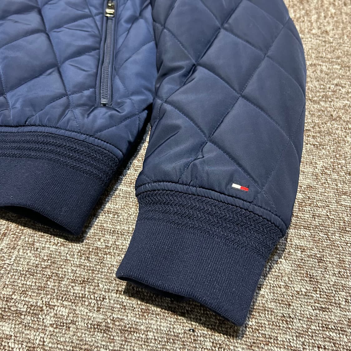 L) 타미힐피거 네이비 퀼팅 자켓 점퍼 상품이미지4