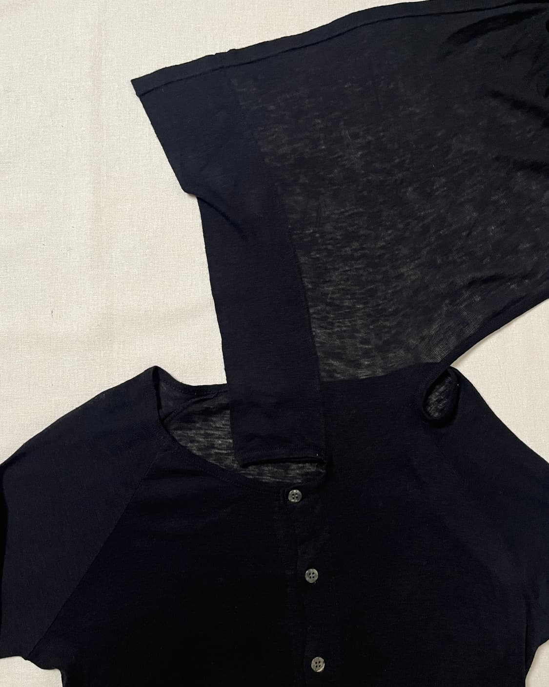 요지야마모토 머플러 코튼 가디건 y’s yohji yamamoto 상품이미지5