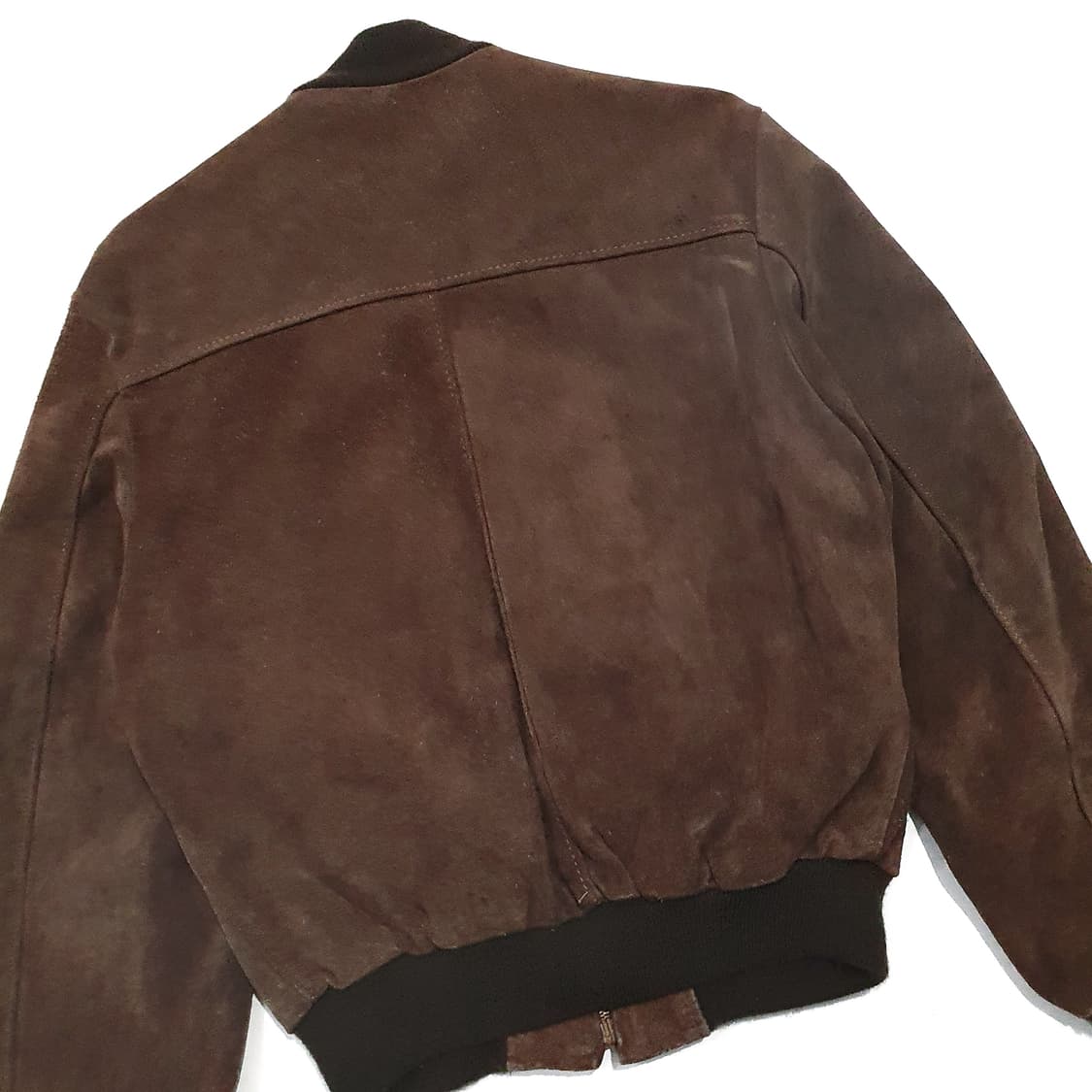 schott 빈티지 스웨이드 블루종 봄버 자켓 (100~105) 상품이미지6