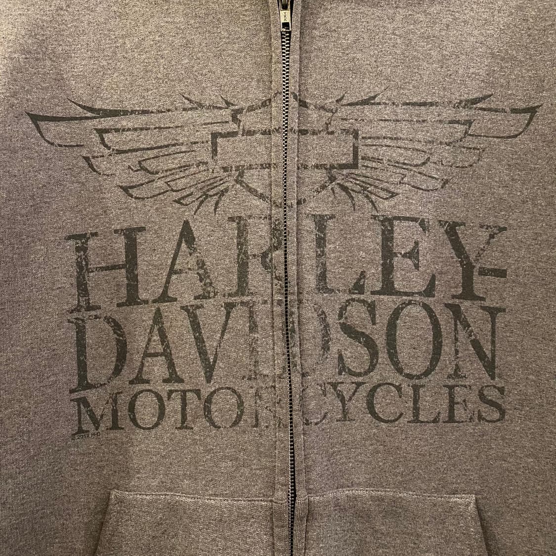 90s USA 할리데이비슨 빅로고 후드집업  상품이미지6