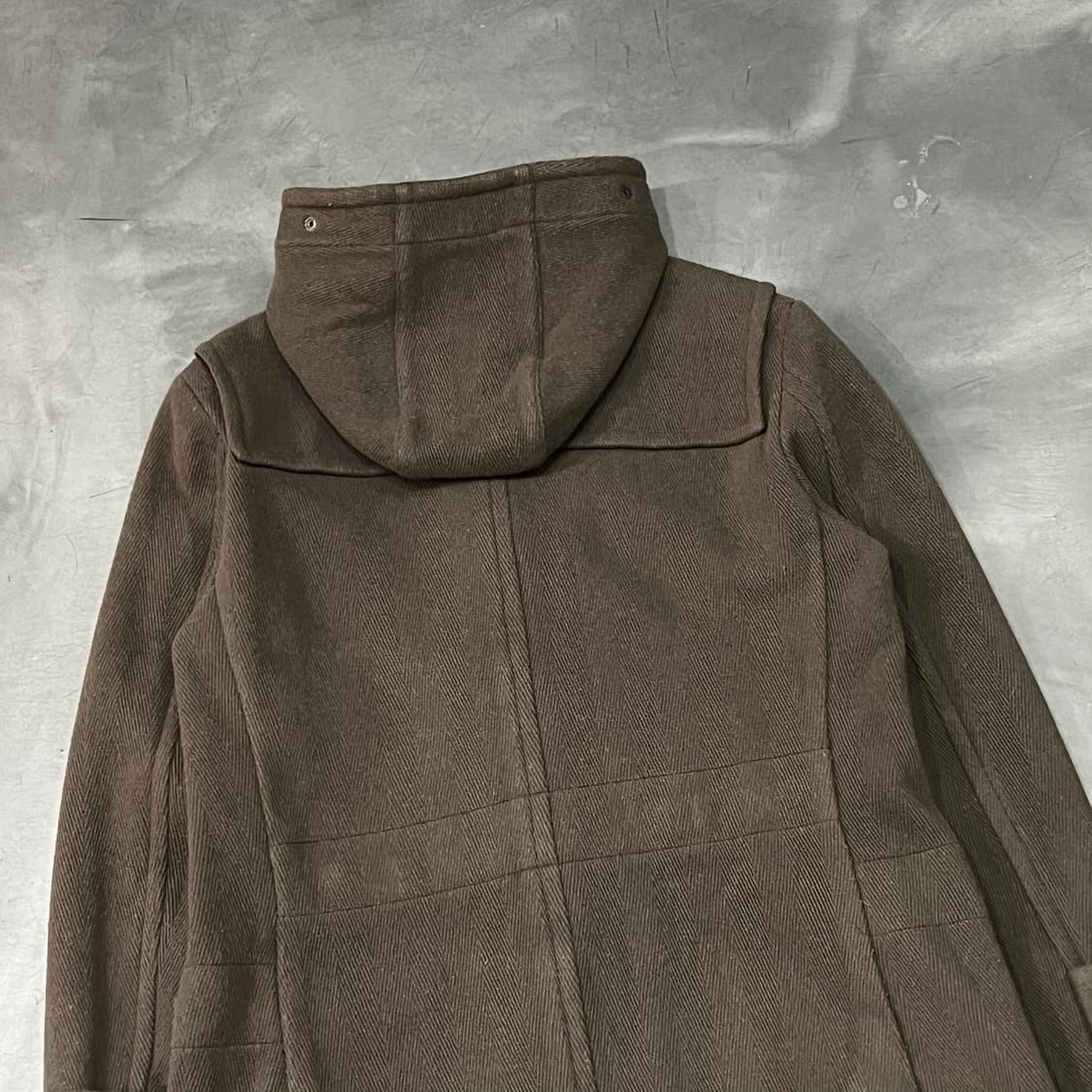  꼼사이즘 후드 더플 코트 y15450 상품이미지5