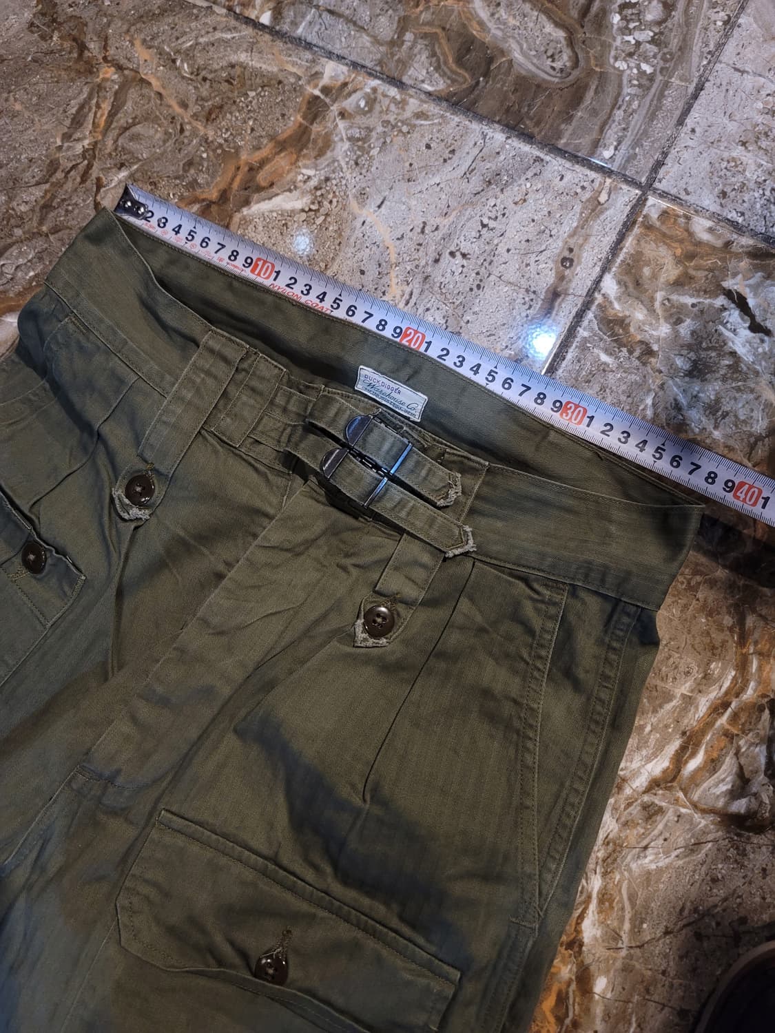 웨어하우스 덕디거 밀리터리 헤링본 카고팬츠  상품이미지5